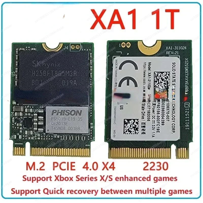 SN530/SN560 1 تيرا بايت 512 جيجابايت توسيع SSD يدعم Xbox Series X/S ألعاب محسنة انتعاش سريع رقمي غربي/WD CH غير جديد