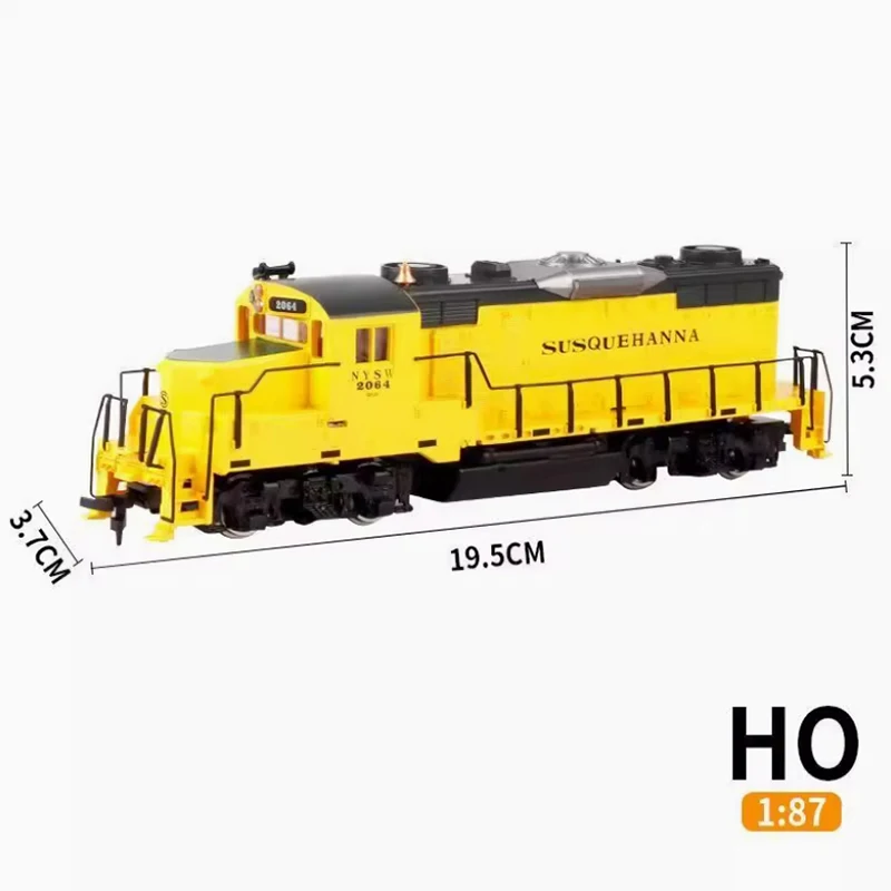 HO Scale HF 1:87 US GP-20 DIESEL ELECTRIC LOCOMOTIVE Train Model With Power Adult Collection Static Display Toys