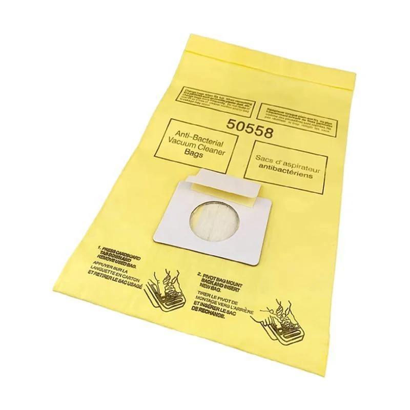 ABUD-15 ชิ้นถุงสูญญากาศกระดาษสีเหลืองสําหรับ Kenmore ประเภท C/Q 50555 50557 50558 และประเภท C-5 กระป๋องถุงสูญญากาศ