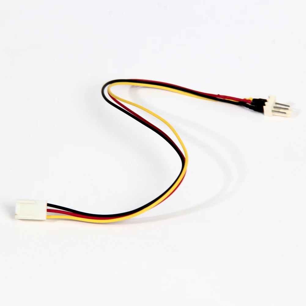 10Pcs/Lot 12V 3-Pin Male To 3-pin Female PC Fan Power Extension Cable 26cm Fan Connector Wire for PC Fan Cooling CPU GPU Cooler