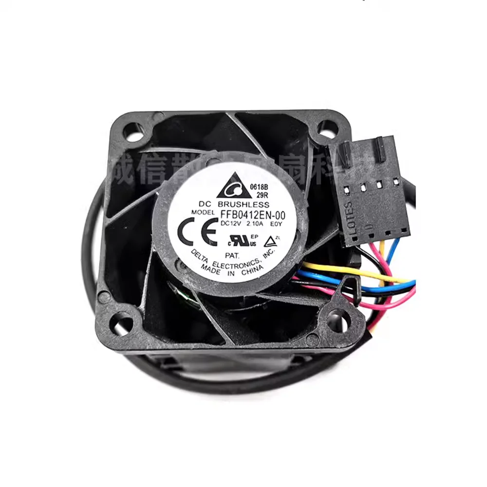 Nouveau ventilateur de refroidissement à grande vitesse superbe de 40mm 4cm, pour le FFB0412EN-00 de delta 40X40X28mm touriste roulement à billes 12V 25000RPM 1U 2U refroidissement de serveur