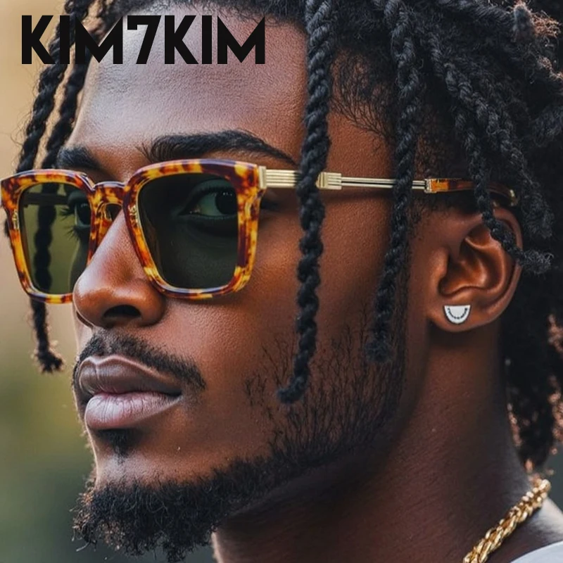 المتضخم الكلاسيكية مربع الاستقطاب النظارات الشمسية الرجال 2025 العلامة التجارية الفاخرة خمر القيادة نظارات شمسية للذكور Steampunk نظارات UV400 #6