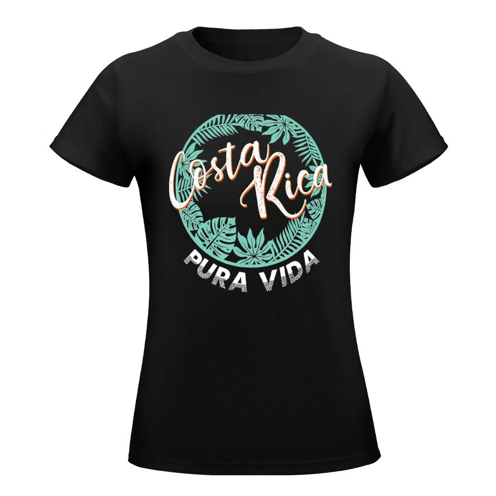 Costa Rica Pura Vida Beach,Travel Costa Rica Pura Vida T-Shirt Blouse summer tops aesthetic clothes oversized Women clothing