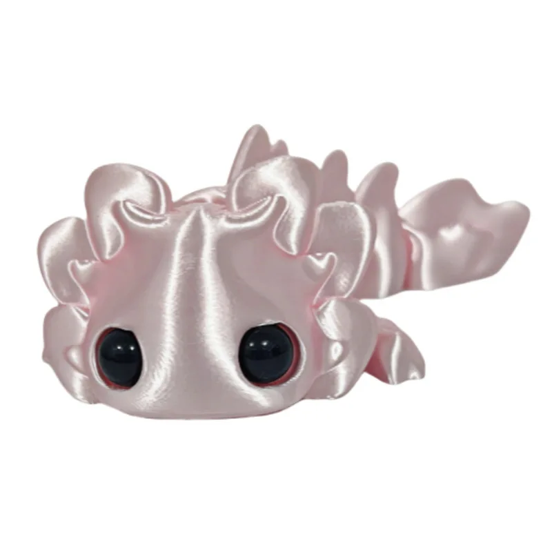 3D-gedrucktes kleines Tier-Set, gemeinsames süßes Salamander-Baby, 3D-gedruckte Tiere für Zuhause, Büro, Basteln, bedruckte Figuren, Weihnachtsgeschenke – Detail 10