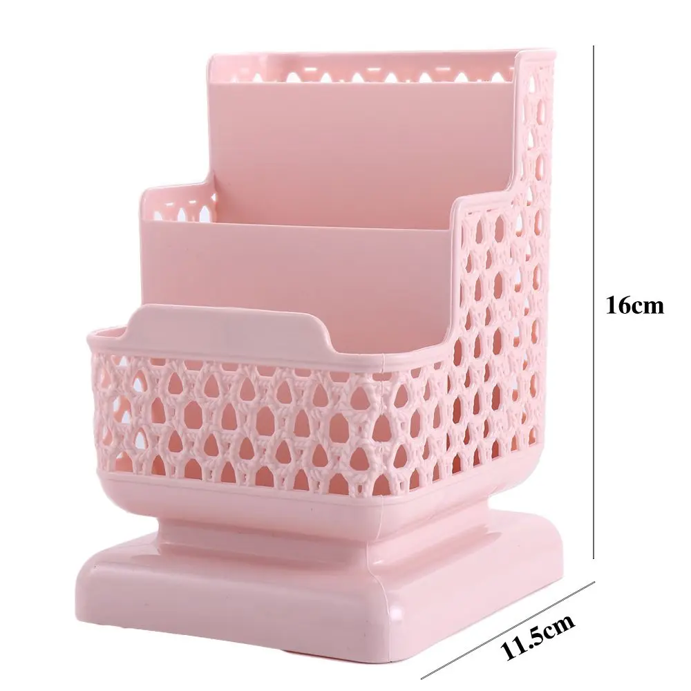 الهاتف الدائمة القلم قوس الحاويات سعة كبيرة أصحاب القلم صندوق تخزين مكتبي يشكلون فرشاة حامل منظم قرطاسية