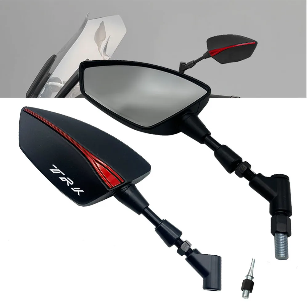 For Benelli TRK502 TRK502X TRK251 TRK 502 502X 251 10mm Motorcycle Adjustabale Rearview Left Right Rear View Mirrors Side Mirror