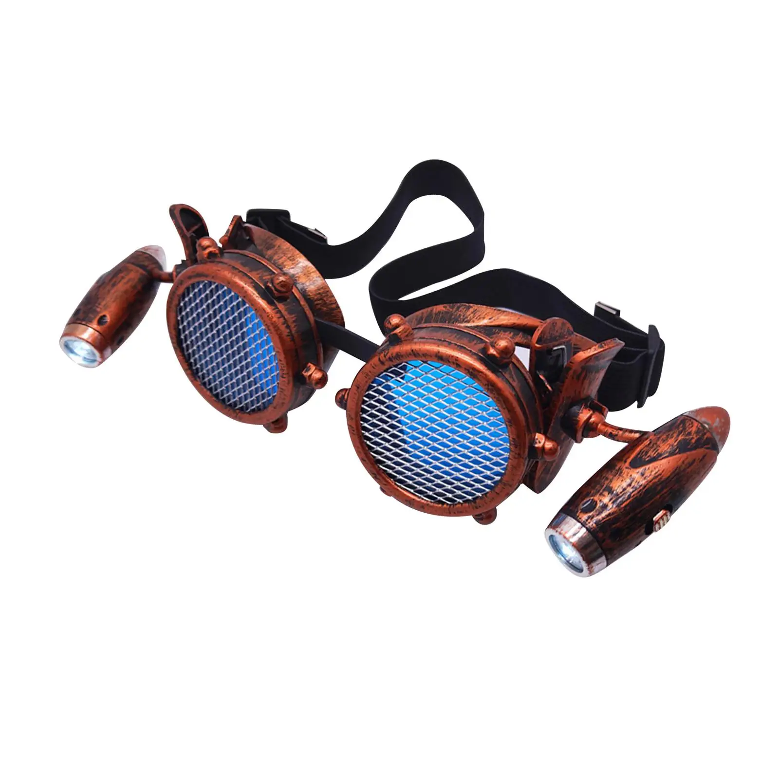 

Fancy Steampunk Style Glasses Men Sunglasses Party Breathable with LED