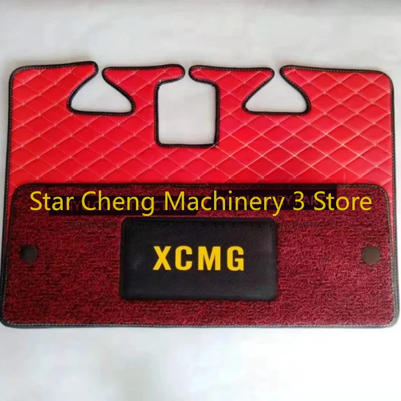 New Floor Mats XCMG Cab Accessories XE60/75/80/135D/200D/215D/260 High Quality Wheel Excavator Parts Universal Car Floor Mats