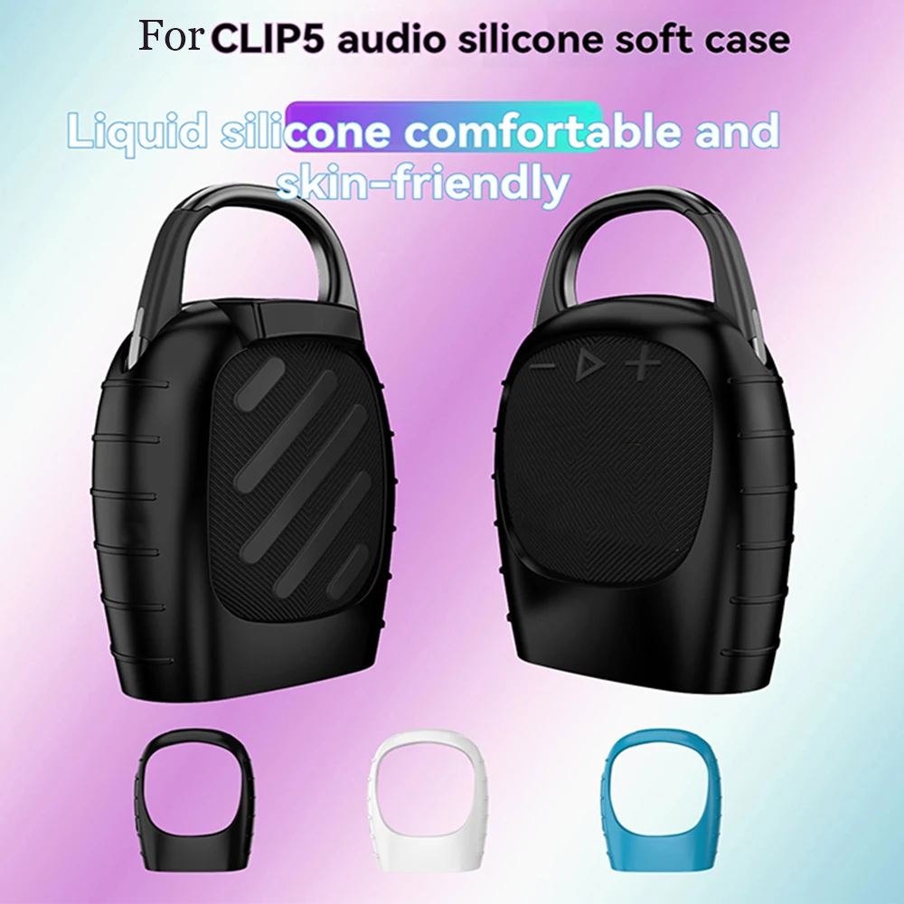 Audio Organizer Outdoor Portable Protector Soft Case Strap Mouth Design Drop-resistant Case Thickened Cover For JBL CLIP Speaker