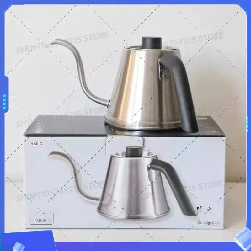 for Hario Joint Name Kasuya Tetsu Hand Punch Coffee Pot Stainless Steel Side 120 Degree Handle Hand Punch Pot 600ml