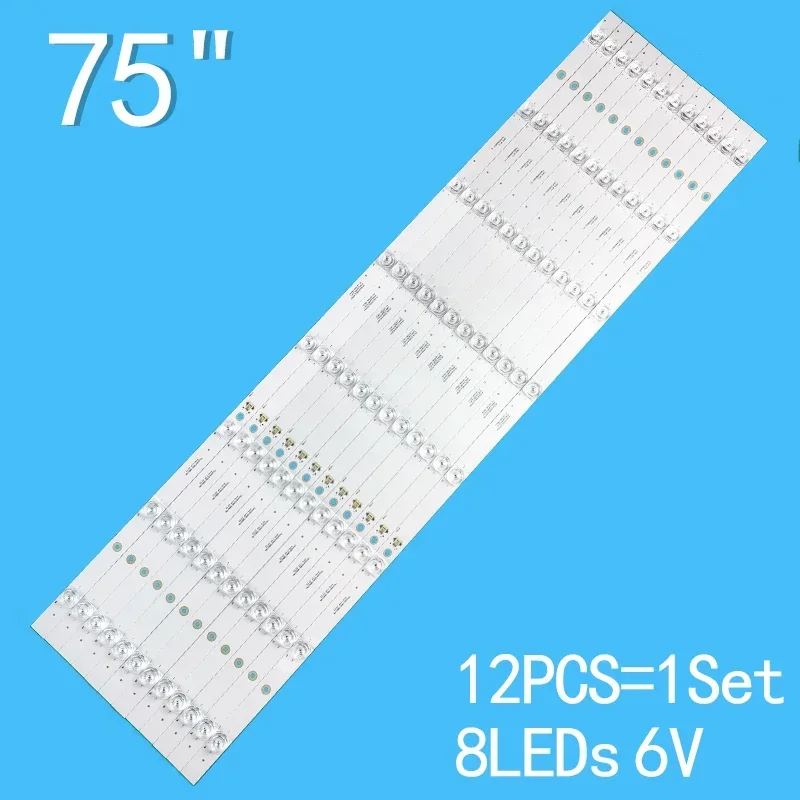 LED Backlight Strip For  75F8 75HR330M08A0 4C-LB7508-HR03J