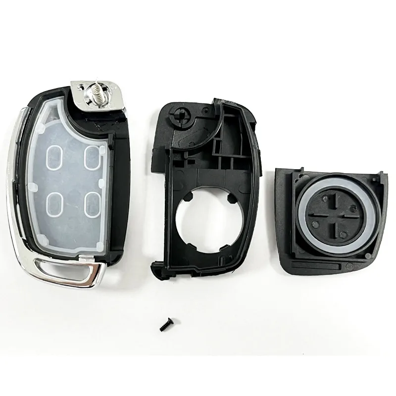 CS020009 Aftermarket Flip Remote Key Shell Case For Hyundai HB20 Santa Fe Mistra Accent I40 Solaris Elantra I20/30/45 IX35/45