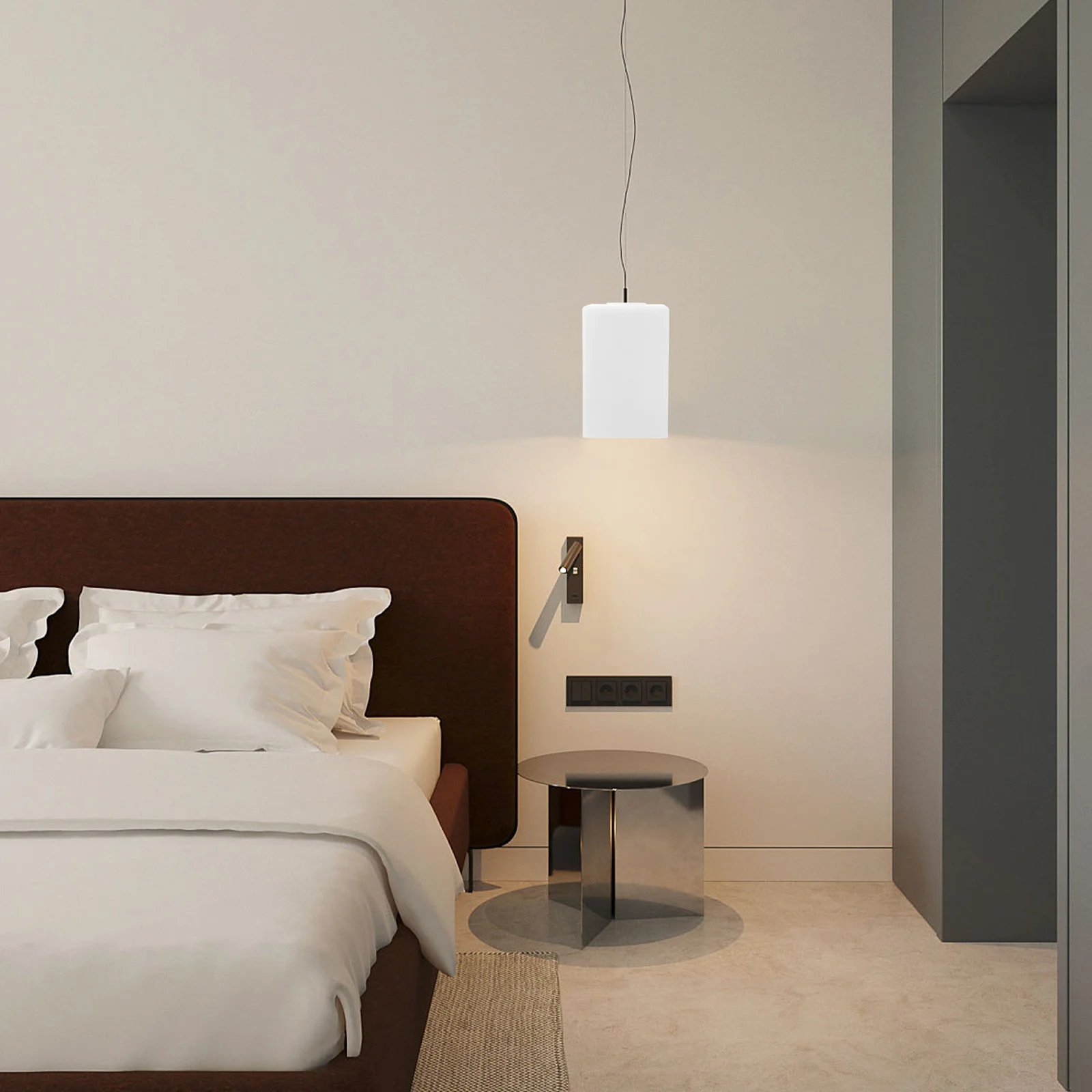 

Glass Lampshade Modern Simple Design for Bedroom Living Room Study Bar Decorative Ceiling Pendant Chandelier Light Cover