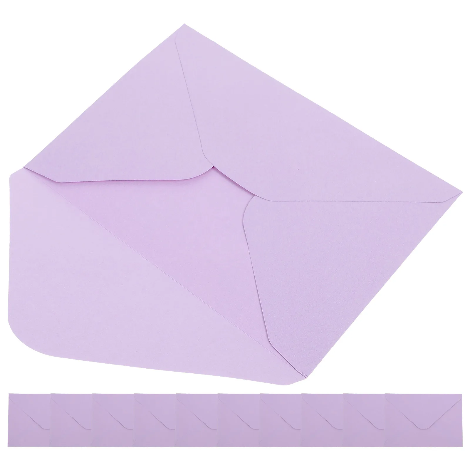 

50 Pcs Invitation Envelopes Lavender Small Storage Wedding Baby Cards Letters Blank Envelope Card for cards
