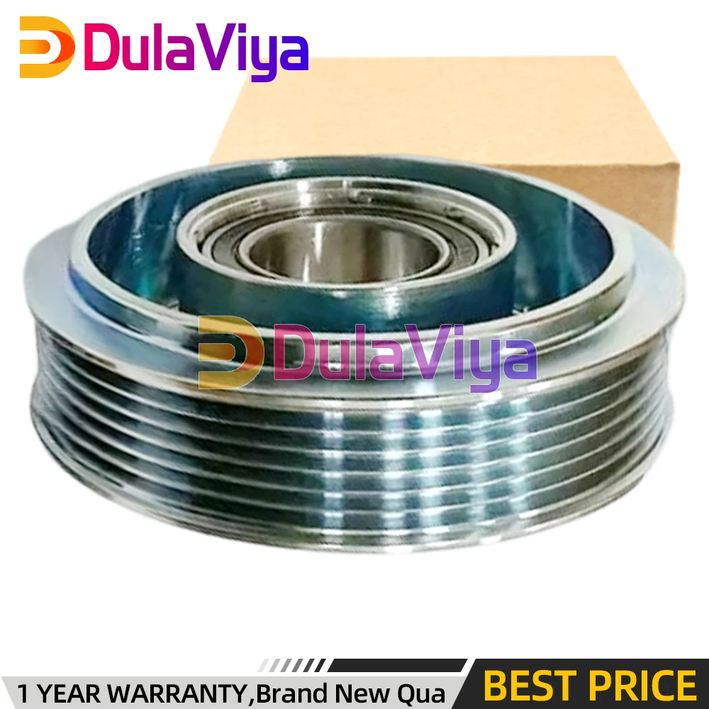 AC A/C Air Conditioning Compressor Clutch Pulley For PEUGEOT 206 307 SW 1.4 1.6 2.0 6453KW 9639078280 6453LC 6453LA 96829302801