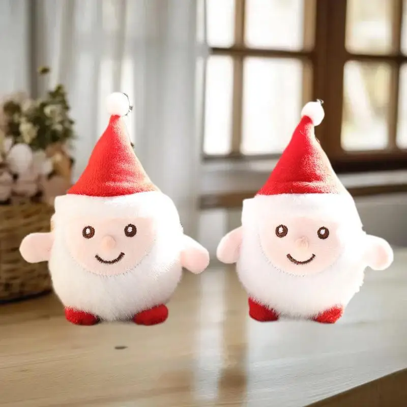 "إضافات حلقة مفاتيح لعبة سانتا الخيالية من قطعة واحدة لتزيين محفظة الفتاة، زينة ذاتية الصنع" #5