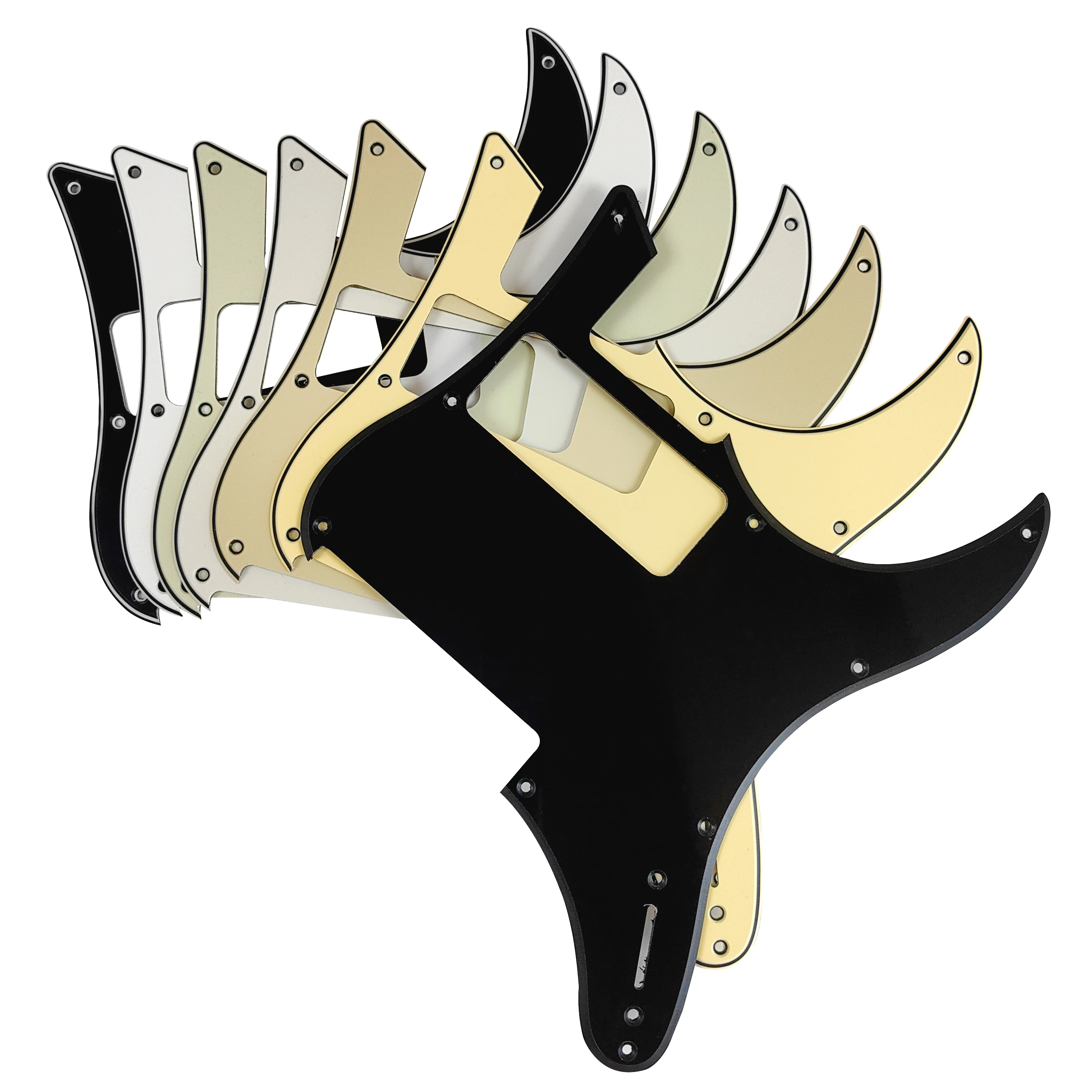 Pleroo Custom Guitar Parts - For MIJ Japan YAMAHA PACIFICA 611 PG Electric Guitar Pickguard Scratch Plate Multicolor Choice #1