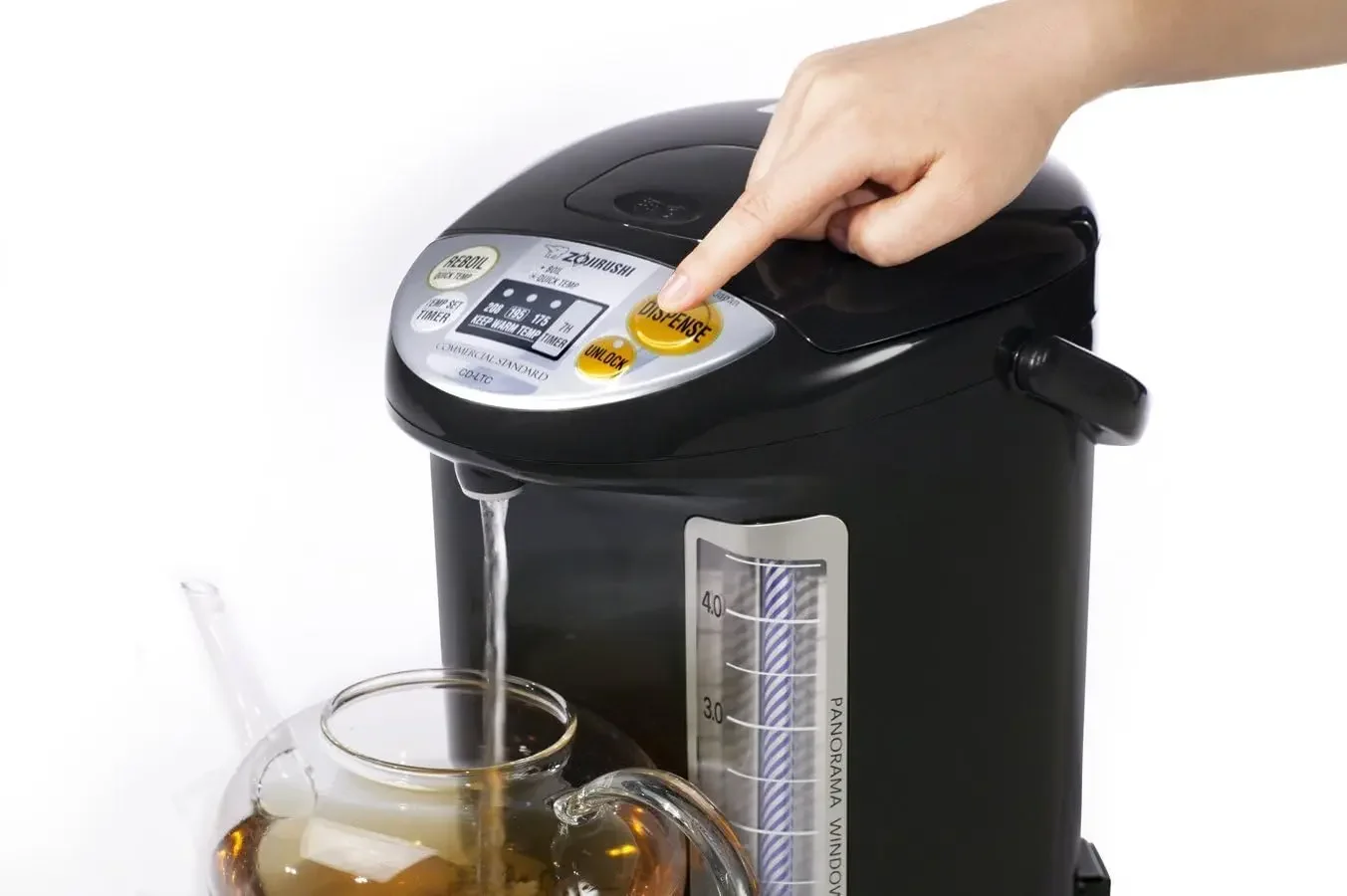 CD-LTC50 Commercial Water Boiler and Warmer (169 oz, Black)