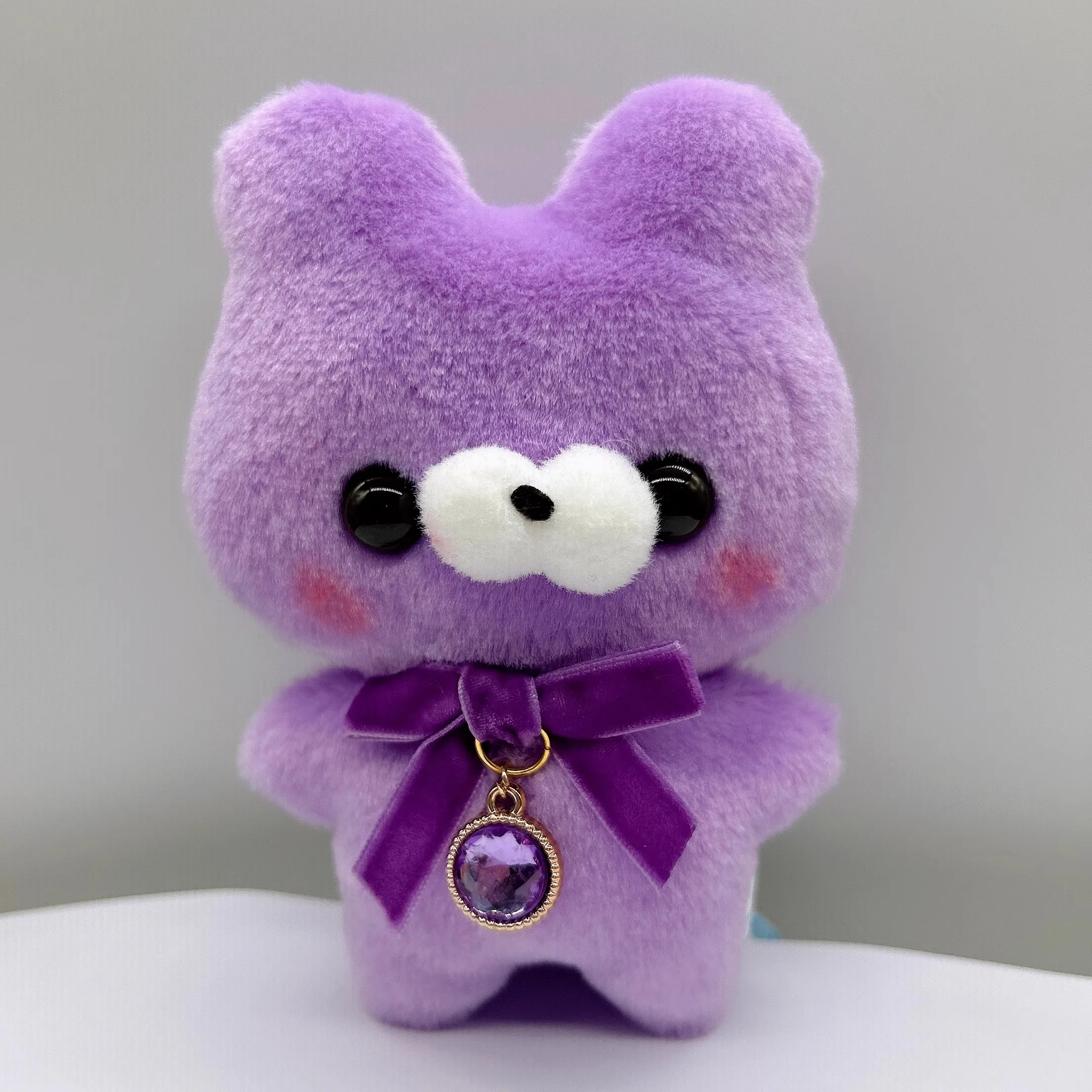New plush doll cute standing animal birthday series diamond plush doll adornment