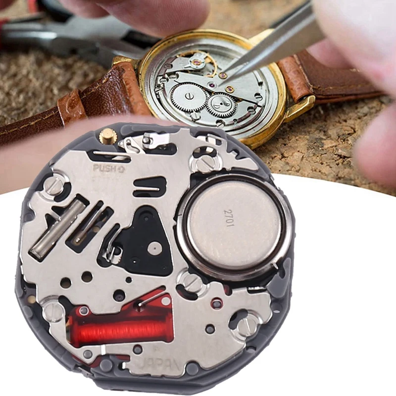 Mouvement à quartz multifonctionnel pour Time Tech VH63A, petites pièces de mouvement de montre, accessoires, 369, 1 pièce