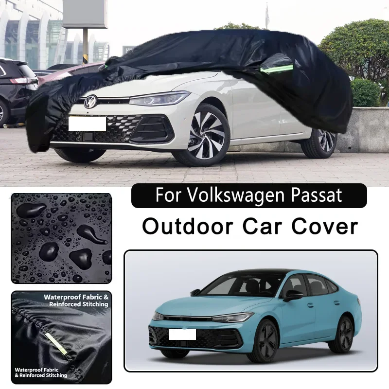 

Custom Fit Car Cover - For Volkswagen Passat Anti-scratch Dustproof UV Resistant All Weather Protection Car Accessories