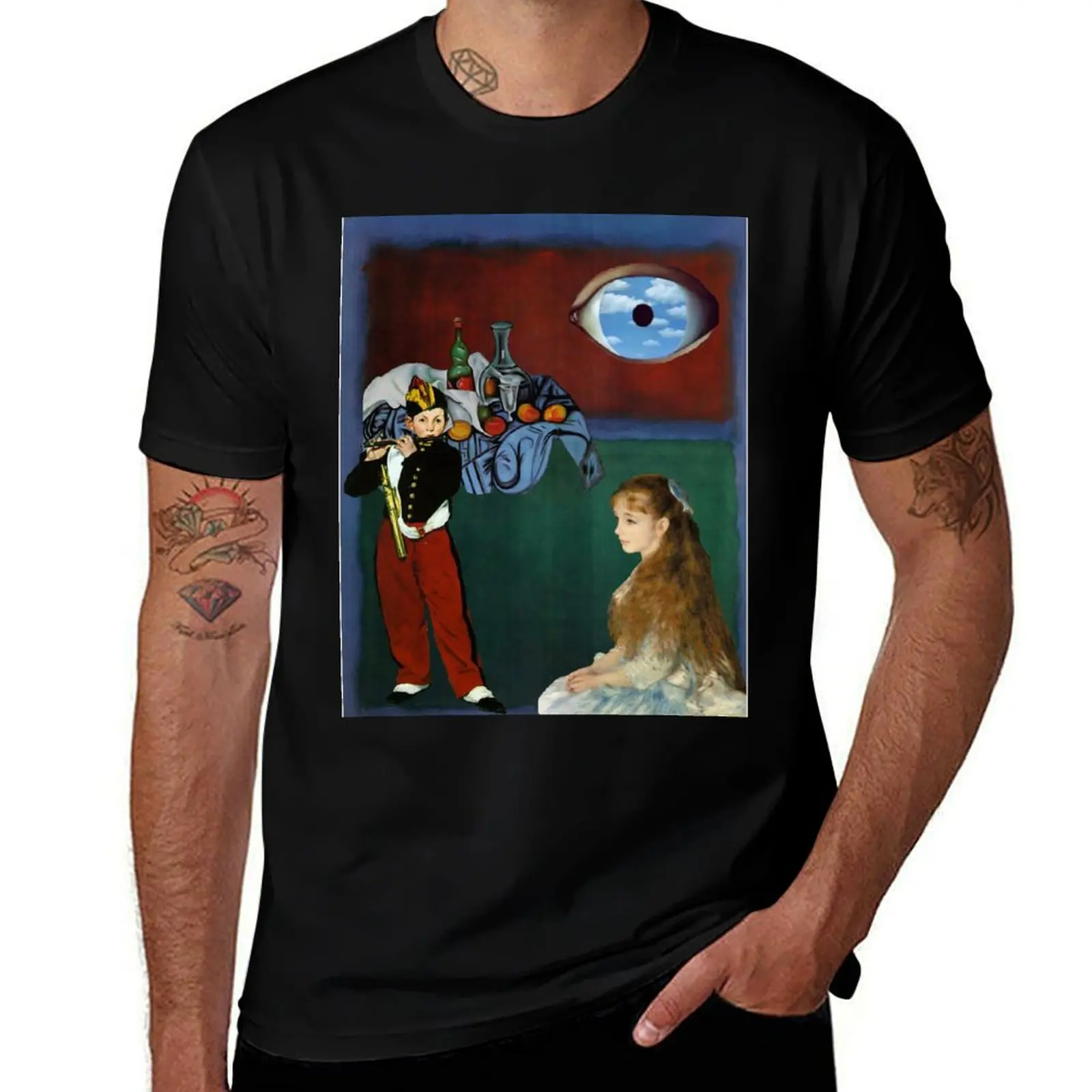 

Rothko, Cezanne, Manet, Magritte, Renoir T-Shirt man t shirts for men man t shirt designer T-Shirt