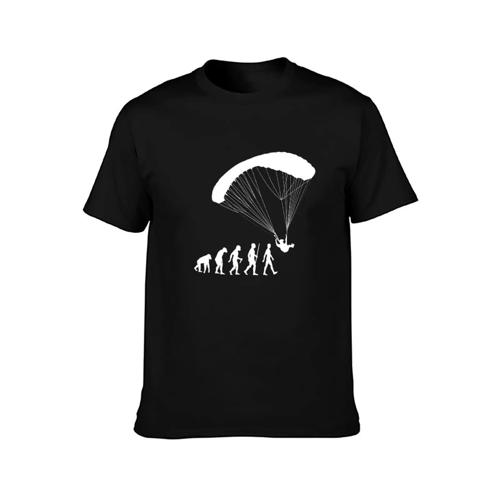 Evolution of Human Paragliding Edition T-Shirt Breathable Mesh Panel T-Shirt