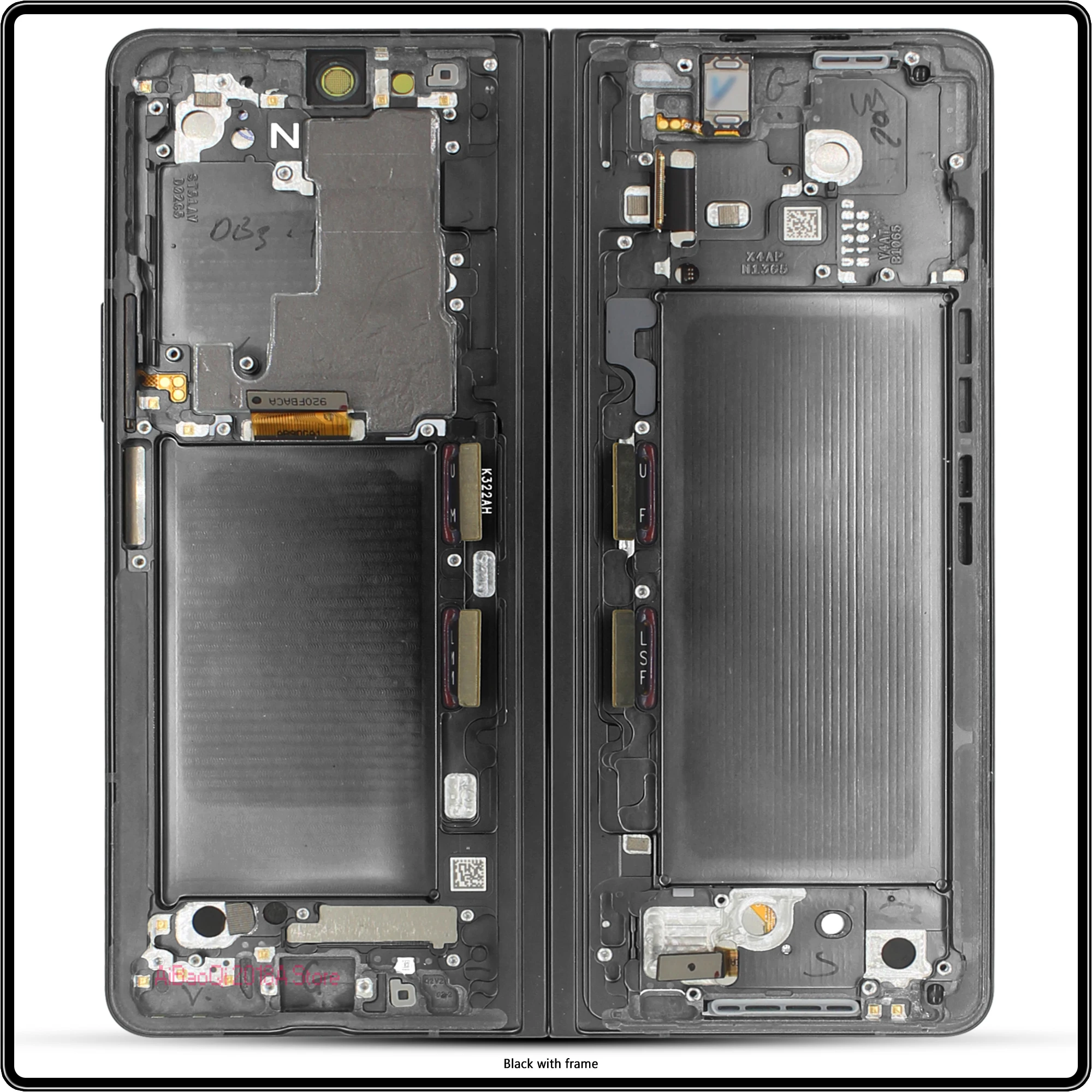 For Samsung Z Fold 3 5G LCD Display With Frame 7.6\