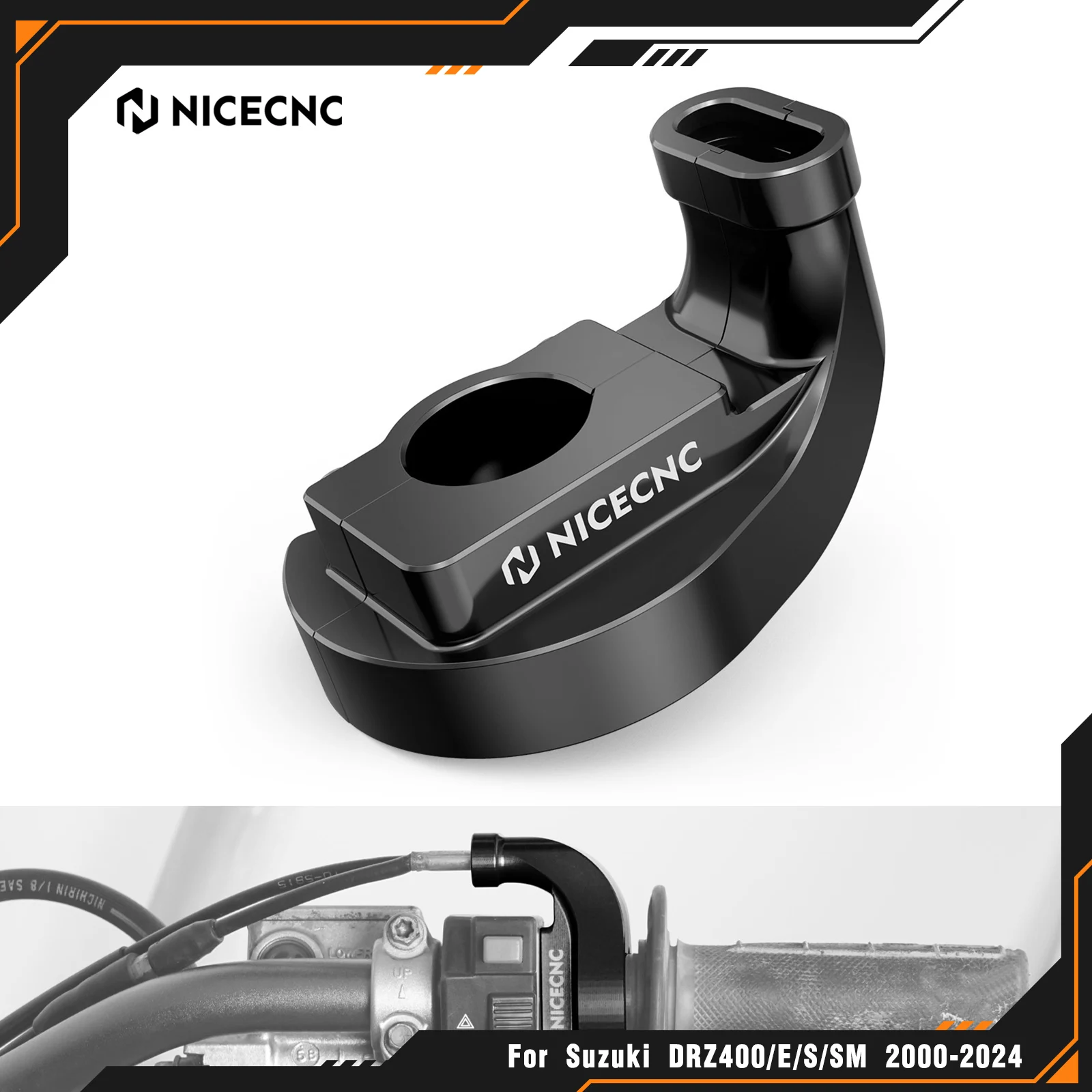 

NICECNC Throttle Housing Guard For Suzuki DRZ400SM DRZ400S DRZ400E DRZ400 E S SM DRZ 400SM 400S 400E 2000-2024 2023 2022 2021