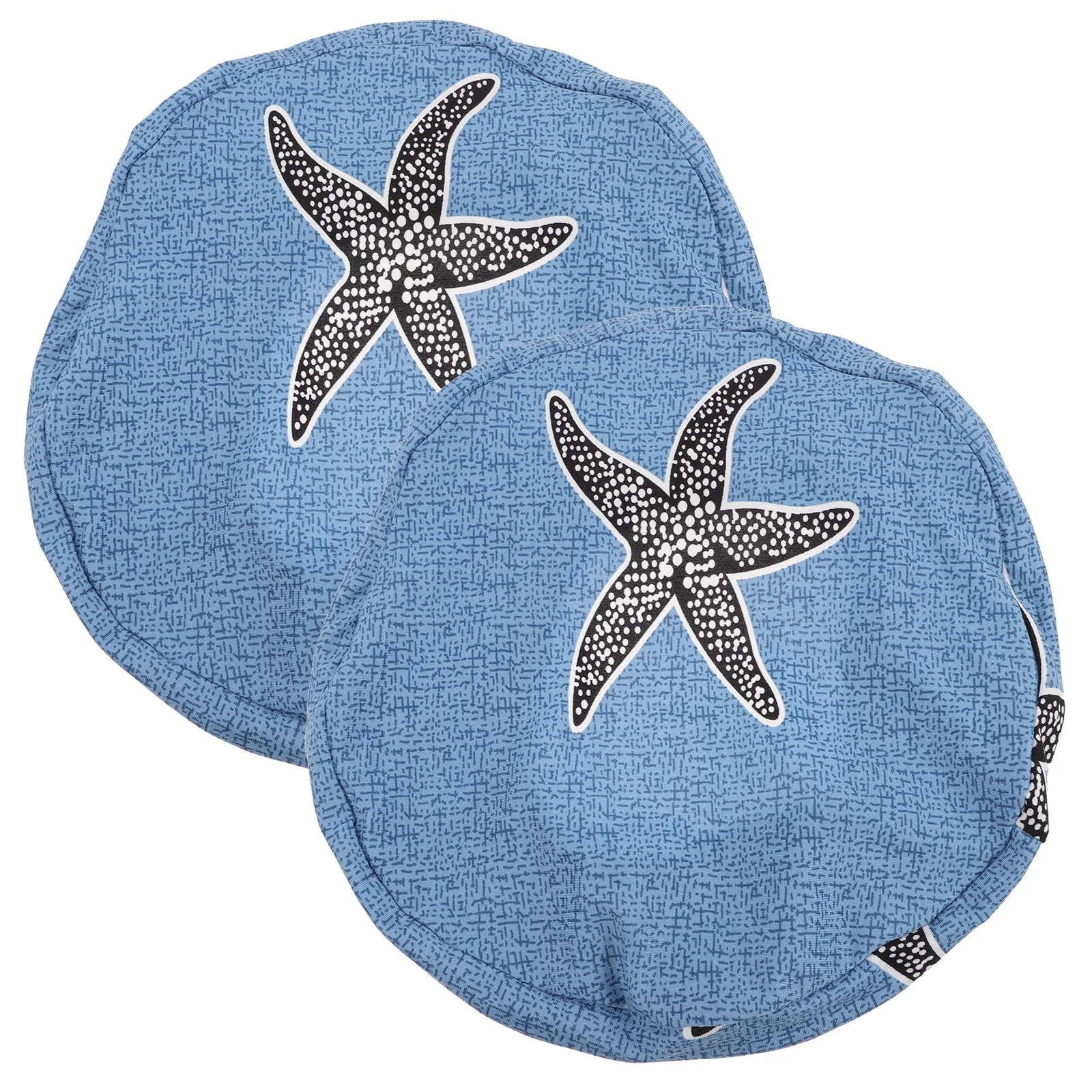 

2pcs Round Chair Seat Cover Elastic Stretchable Protector For Kitchen Dining Room Bar Stool Washable Chair Slipcover Home