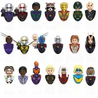 Marvel Anime Phoenix White Queen Iceman Sentinel Mystique Building Blocks Mini Action Toy Figures Assemble Bricks Kids Gifts