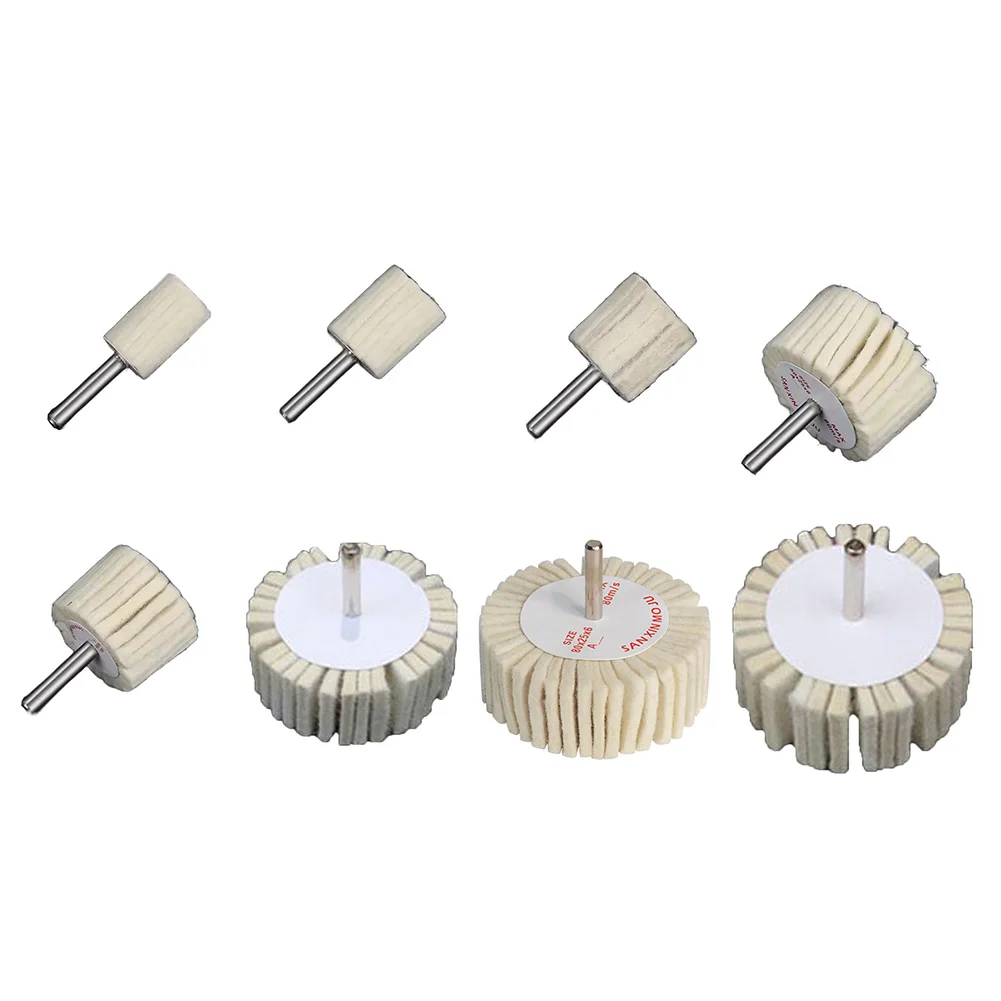 

1 шт., шерстяной полировальный круг с хвостовиком 6 мм, полировальный круг, шлифовальная головка для металлических ювелирных изделий, полировальная головка для отделки нефритовых драгоценных камней