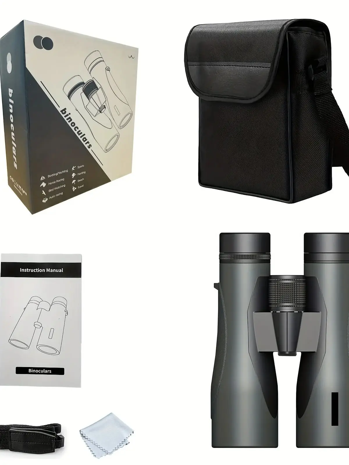 

Для ночной охоты и круизов: бинокль HD 10x42 с ночным видением и адаптером для телефона | Мощный, легкий, водонепроницаемый и