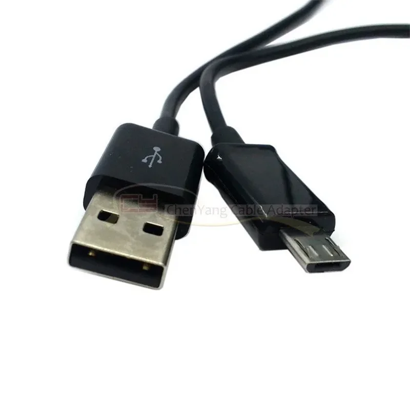 USB2.0 macho a conector largo de 8MM Micro USB 5p cable de carga de datos macho para teléfono Android