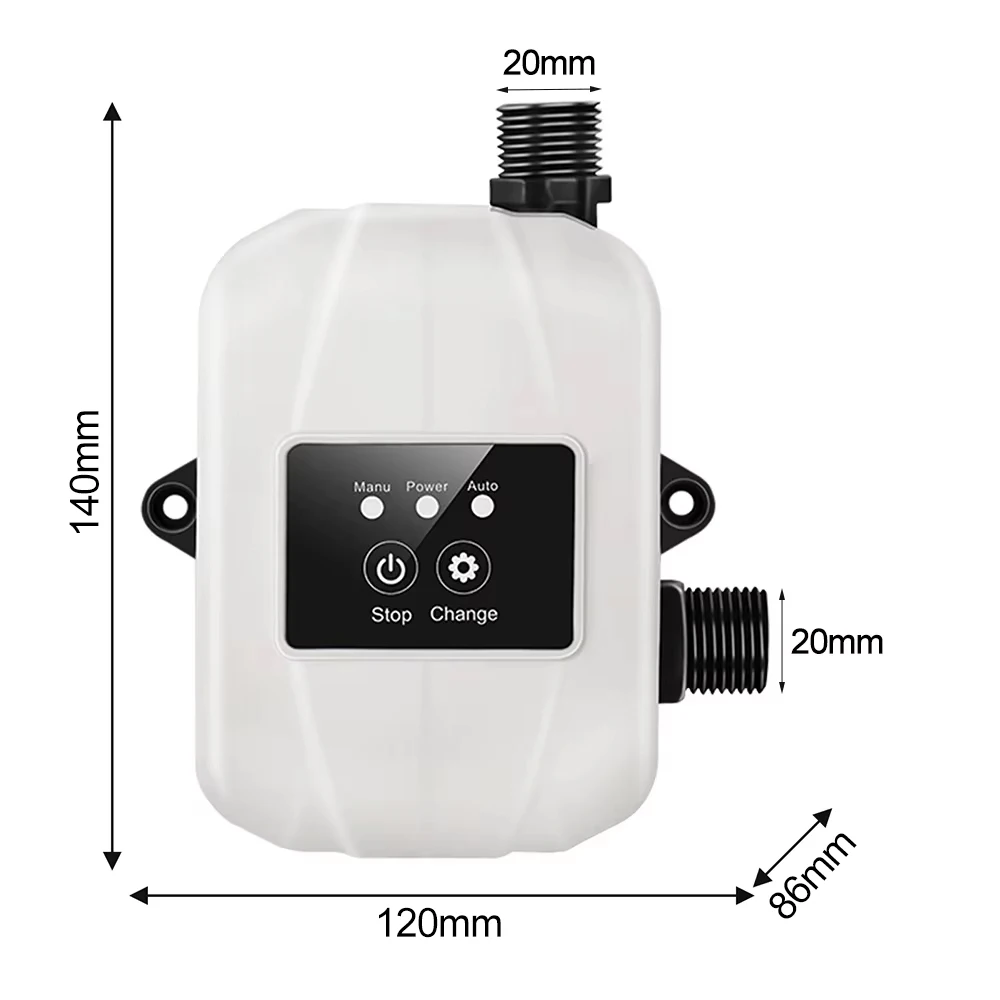 150W Water Pressure Booster Pump for Home 24V Automatic Shower Water Pressure Booster Silent Water Recirculating Pump