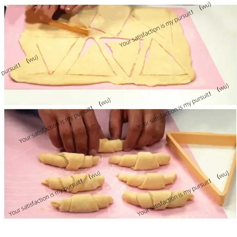 Croissant bread cutting die, roll maker, baking and pastry tool