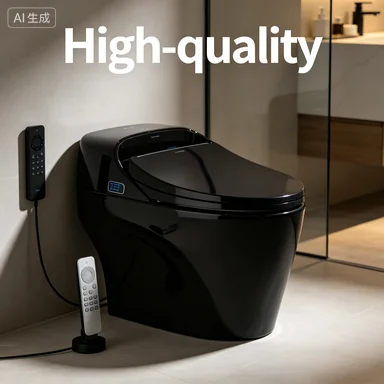 Modern American Ceramic White Siphon Toilet Intelligent Remote Control Heating Seat Double Flush S/P Sewer Floor Type New Design