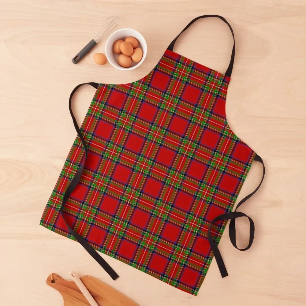 Clan Stewart Royal Stewart Tartan Scottish Plaid Pattern Apron Women's Kitchen Kitchen Things For Home Apron