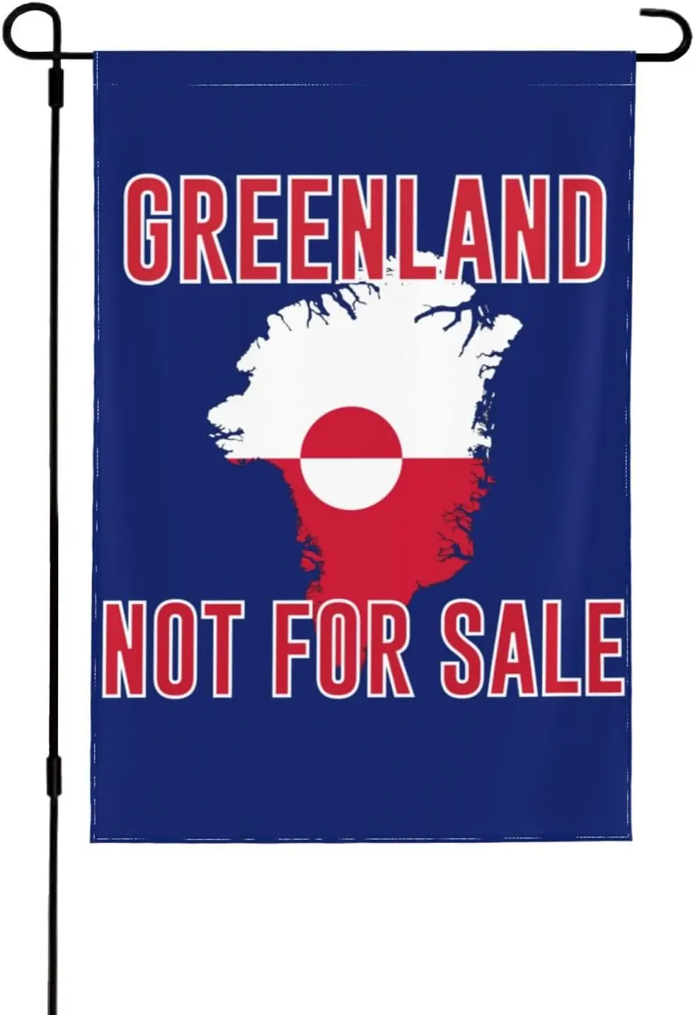 Greenland Is Not For Sale Garden Flag 12x18 I Love Greenland Is Not For Sale Yard Sign House Flag No Flagstand LLO LLX uui