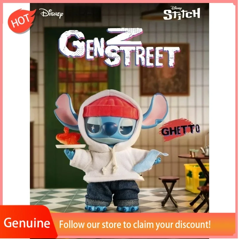 

Original Disney Stitch Gen Z Street Series Blind Box Dolls Cute Bag Pendants Toys Mystery Box As Gifts