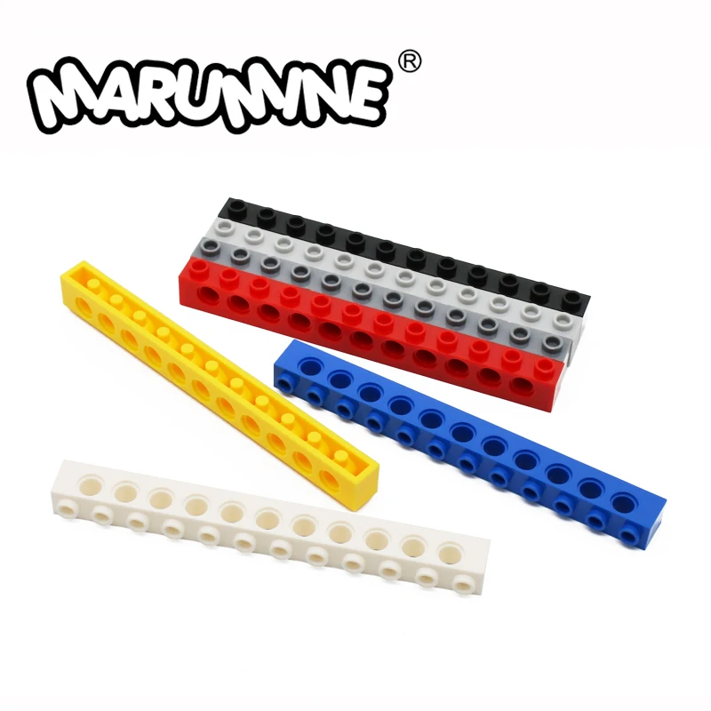 

Marumine 3895 Technology Brick 1x12 with Holes 10PCS MOC Building Blocks Set Magic Robot Classic Educational Gift For Children