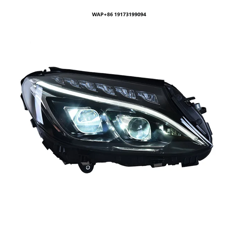 

Car Accessories Headlight High Configuration Dual Lens W205 Led Headlights for C-CLASS C180 C200 C26 C300