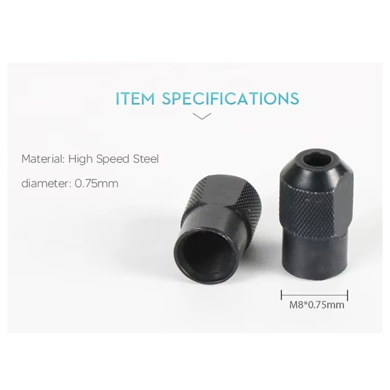 ABDJ-Tuerca de accesorios de molienda eléctrica, cubierta de arena eléctrica, tuerca de fijación de molienda eléctrica, tapa de tornillo M8x0,75