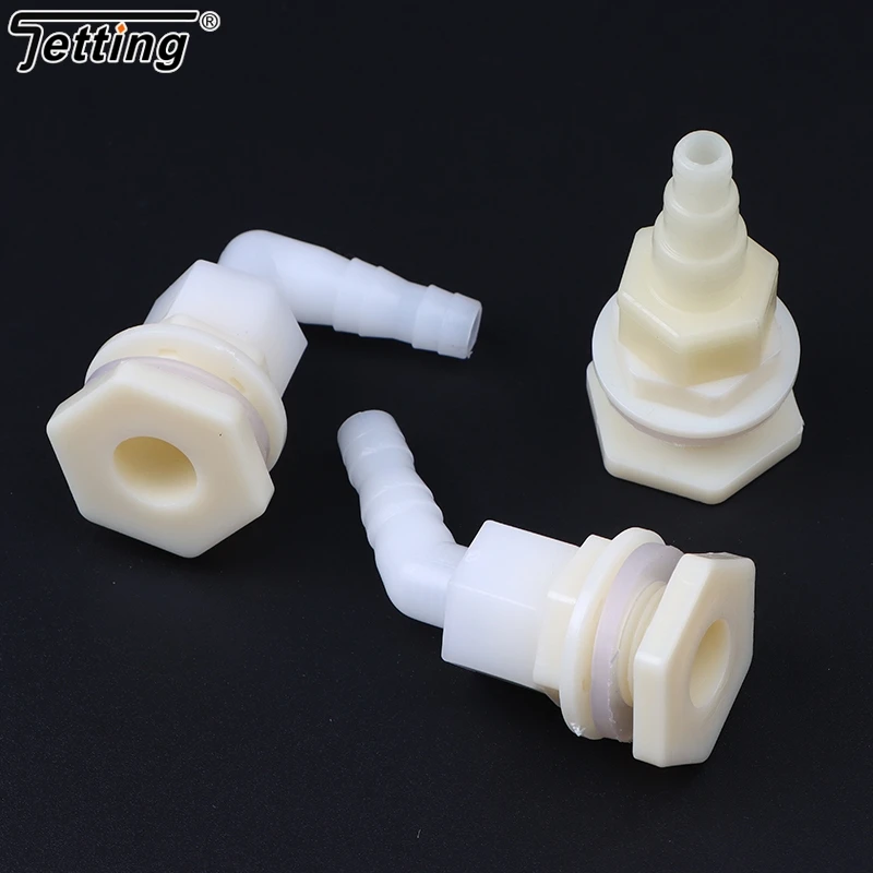 2Pieces Plastic Connector Poultry Pet Farming Chicken Rabbit Drinker Barbed Pagoda Joint Coupling Water Tank Hose Outlet Inlet