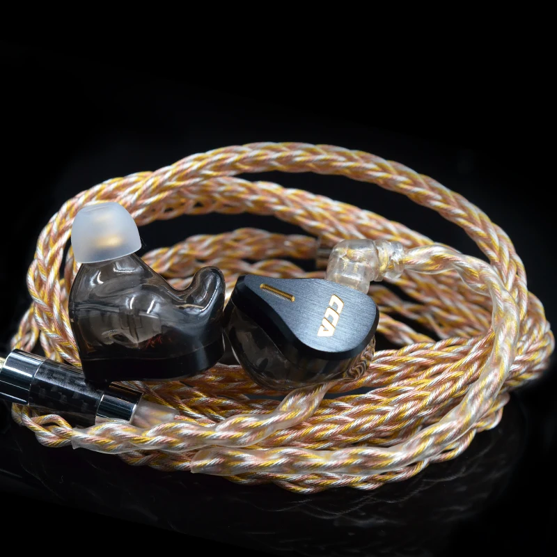 CCA high-purity 8-strand 784 oxygen free copper core braided headphone cable with 0.78Cpin suitable for KZ/ND/CCA headphones view 6