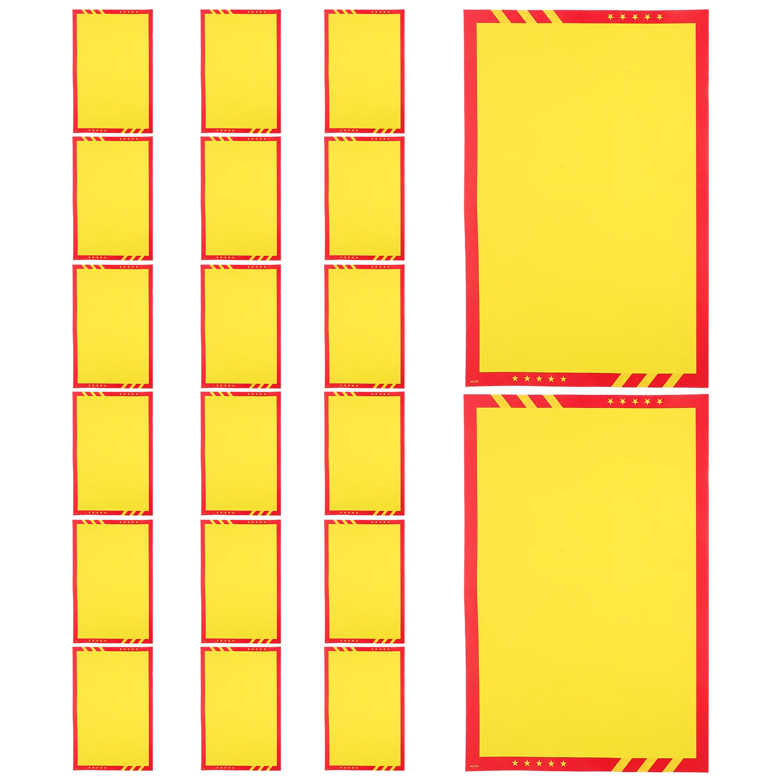 

Poster Advertising Paper Sign Holder Blank Sale Signs Advertisement Tags Display for Retail Store Cards Market Price
