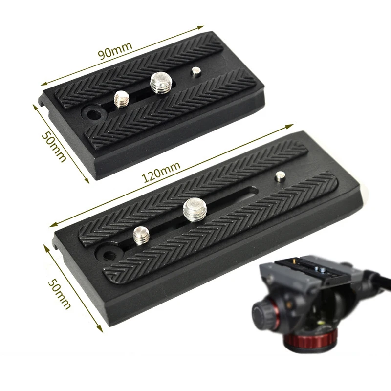 BEXIN 501PL Extended Quick Release Plate P200 for Manfrotto Benro S4 Hydraulic Head Quick Release Plate 120MM