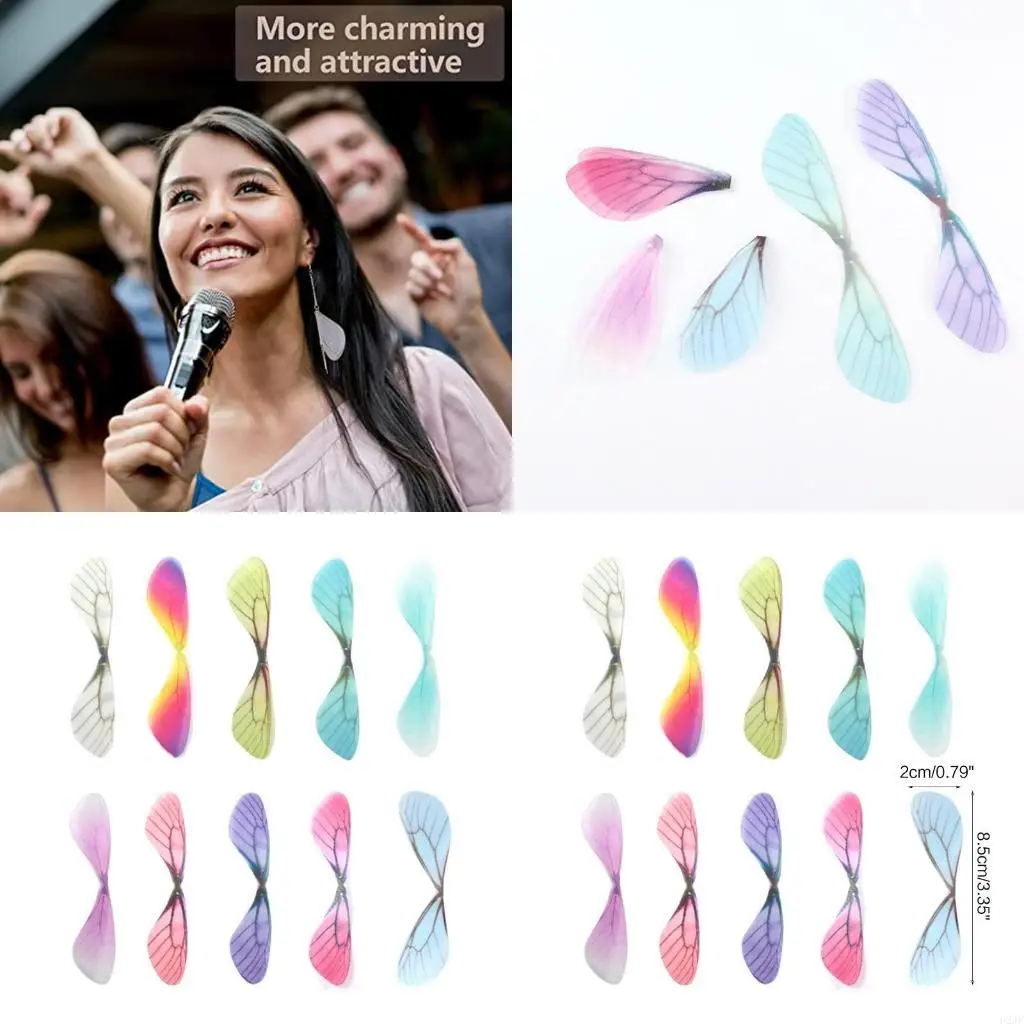 

Wing Charm Artificial for Butterfly Wing for Women Earring Pendant Jew
