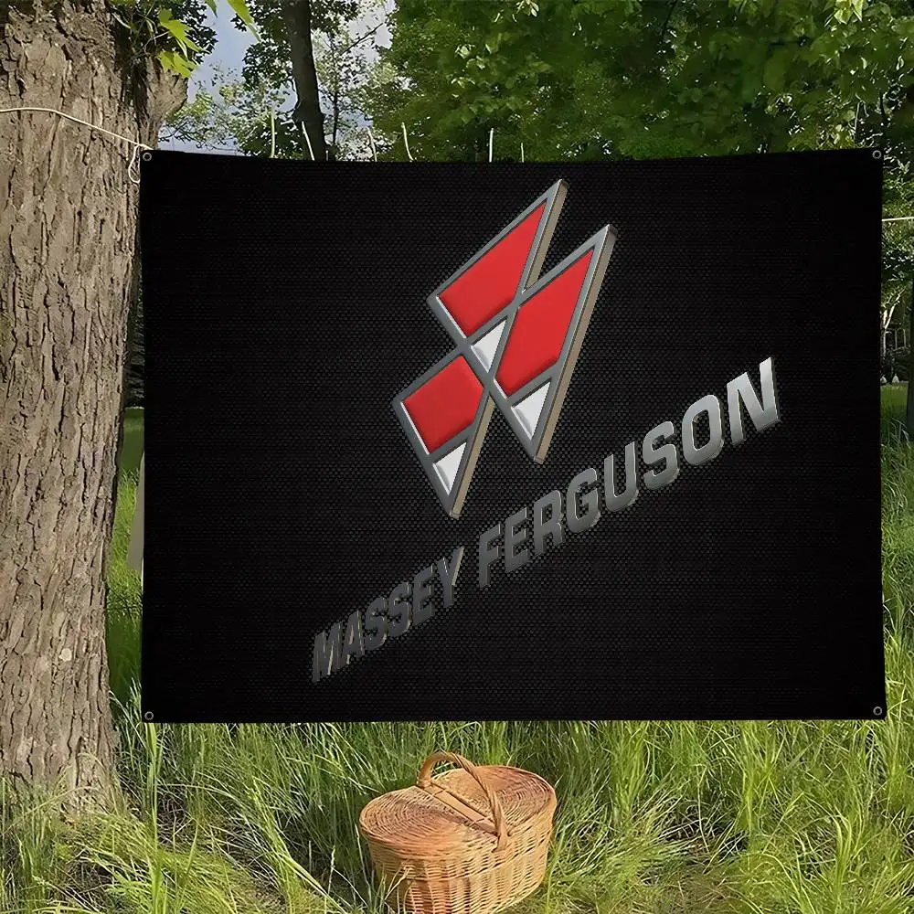 M-Massey F-Ferguson Banner INS Style Outdoor Party Decoration Atmosphere Flag