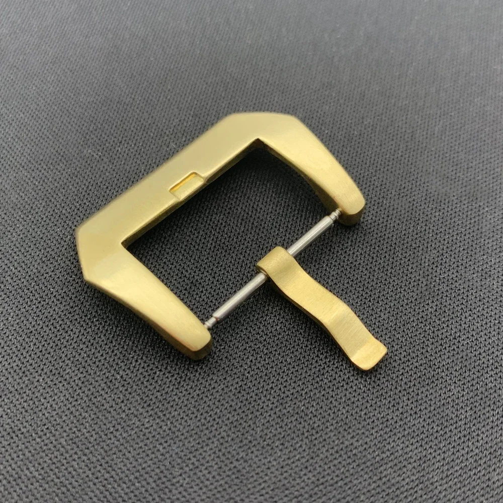 18 20 22 24 26mm Silver Black Watch Clasp Buckle Bronze Brass for Pam Bell Rado Montblanc DIY Replace